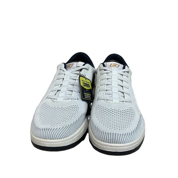 SKECHERS Corliss Dorset White Relaxed Fit Sneaker Shoe Men's size 10.5 New Box - Picture 5 of 9